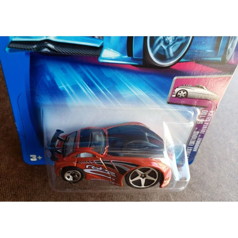 VTG Hot Wheels HARDNOZE TOYOTA CELICA Orange 56/100 2004 First Editions 1:64 5SP